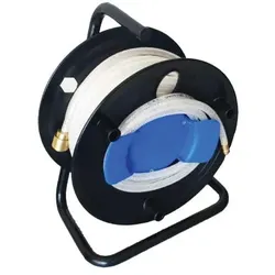 MAUK Druckluft - Schlauch - Trommel 20m PVC 6,3 mm mit Messing - Connector