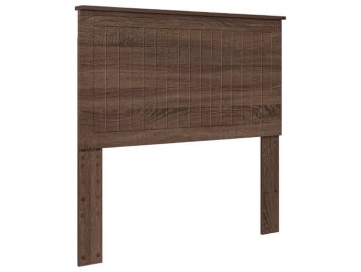 Makastle Kopfteil Braun Eichen-Optik Holzwerkstoff 102x100 cm Minimalistisches Design