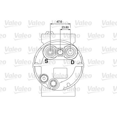 VALEO Kompressor, Klimaanlage NEW ORIGINAL PART 716657