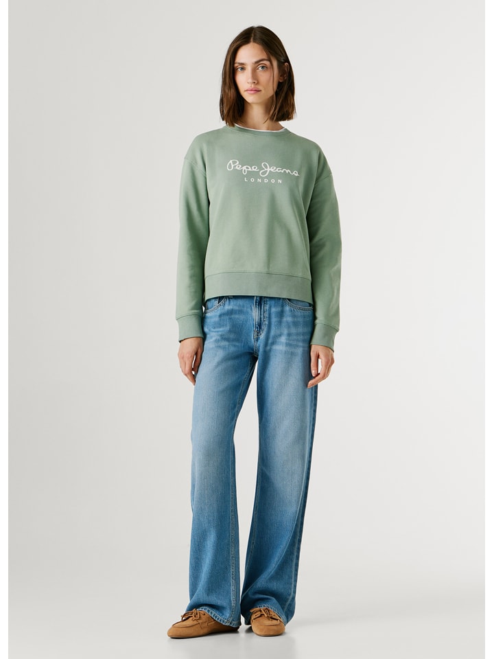 Pepe Jeans Sweatshirt "Maty" in Grün - L