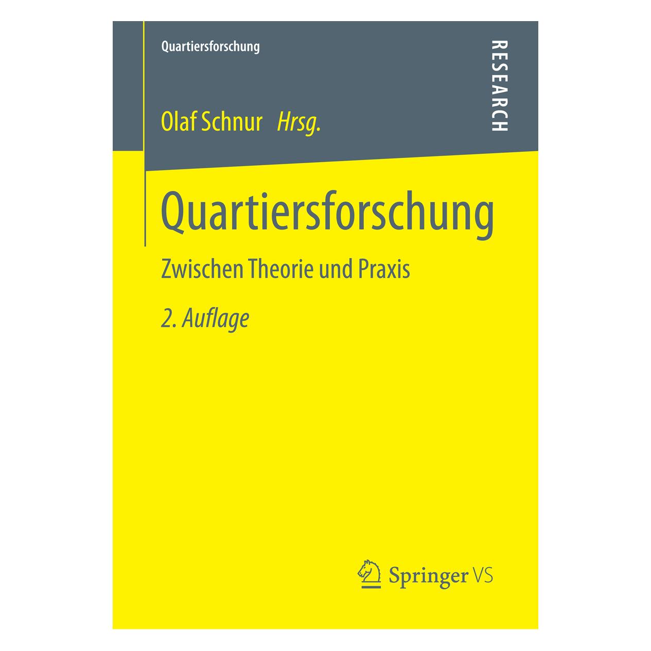 VS Quartiersforschung (Deutsch, Softcover, Dirk Gebhardt, Matthias Drilling, Olaf Schnur) (55192016)