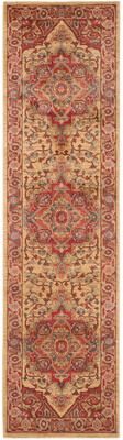 SAFAVIEH Mahal Reka Traditional Grandeur Red/ Natural Rug
