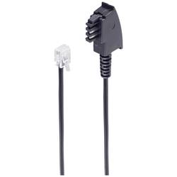 Shiverpeaks DSL Anschlusskabel [1x TAE-F-Stecker - 1x RJ11-Stecker 6p2c] 6 m Schwarz BS70000-6