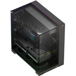 Thermalright Obudowa A70 czarna ARGB (ATX, mATX, Mini-ITX), PC Gehäuse, Schwarz