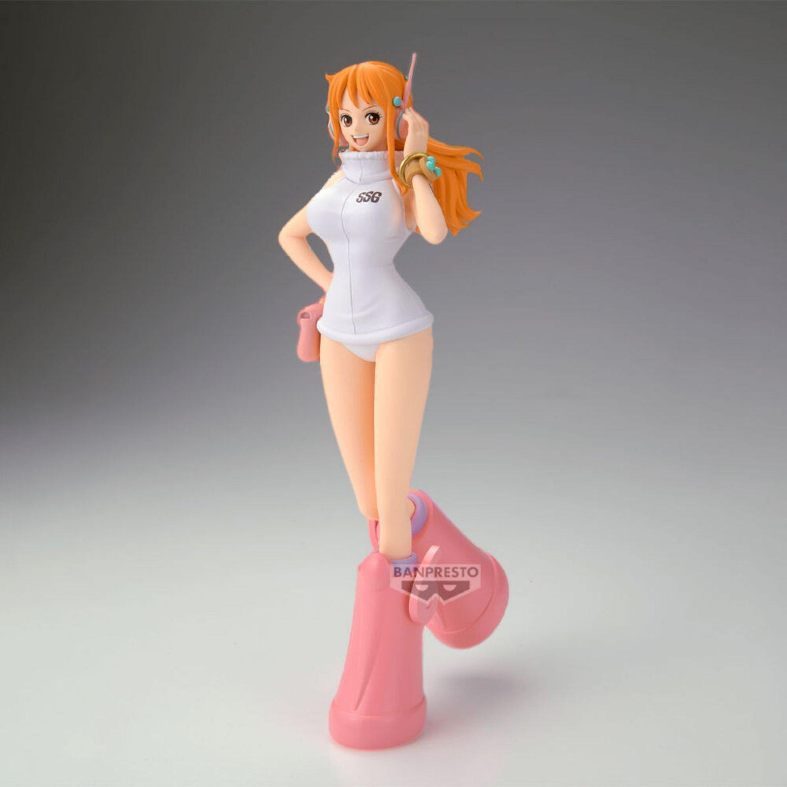 Banpresto One Piece Nami Egghead-stijl Glitter en Glamour Figuur, 23 cm