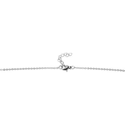 Kette ohne Anhänger ADELIA´S "Halskette mit Anhänger – Münze aus Edelstahl", silber, Halsketten, Damen, 43cm, Edelstahl, Ein kleines Geschenk mit großer Wirkung