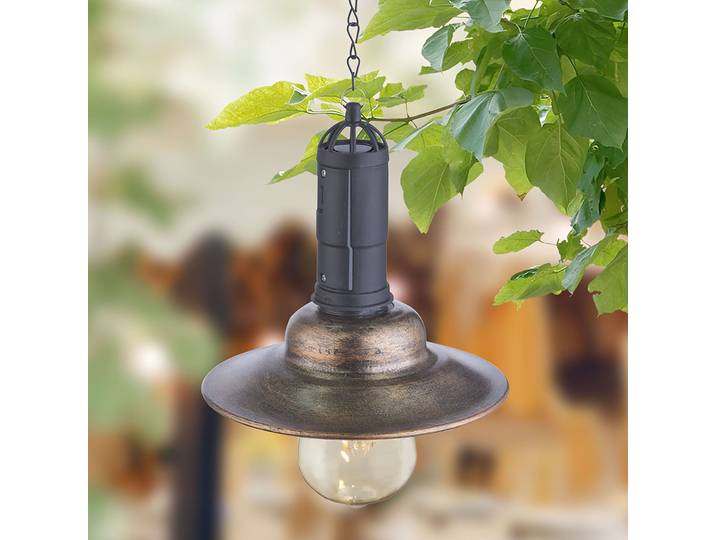 Lampe solaire 33255 Ø 16cm Transparent/Marron