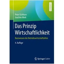 Das Prinzip Wirtschaftlichkeit, Fachbücher von Peter Eichhorn, Joachim Merk