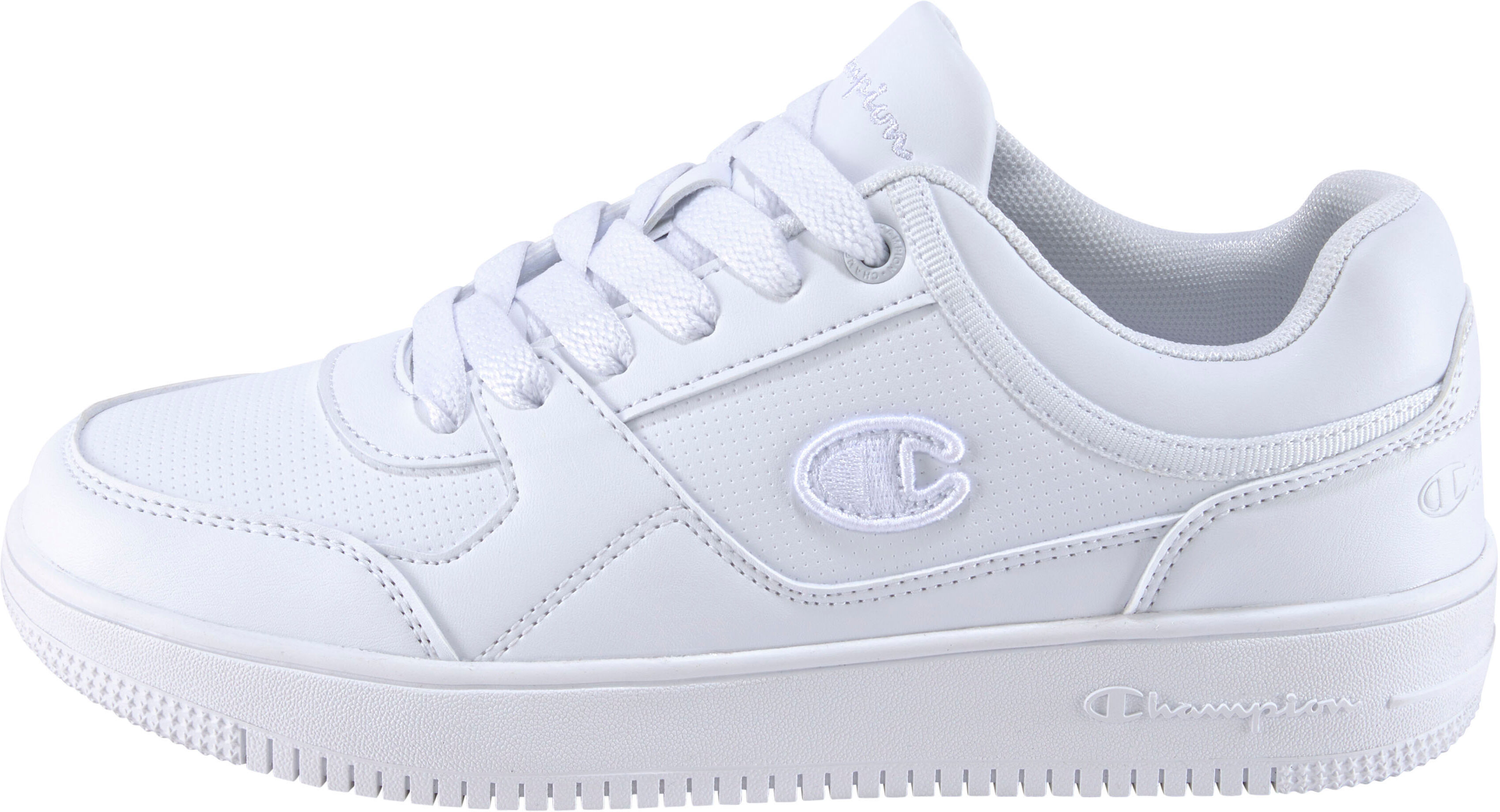 Sneaker CHAMPION "RD18 VINTAGE LOW", Damen, Gr. 36, weiss (weiß), Synthetik, Schuhe Sneaker weiß 36