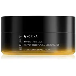 Korika, Augenpflege, Koreanische Heritage Kollagen & Schneckenschleim Hydrogel-Pads (Tag)