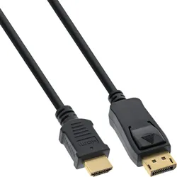 InLine® - HDMI-Kabel - DisplayPort (M) bis HDMI (M) - 5 m - Schwarz