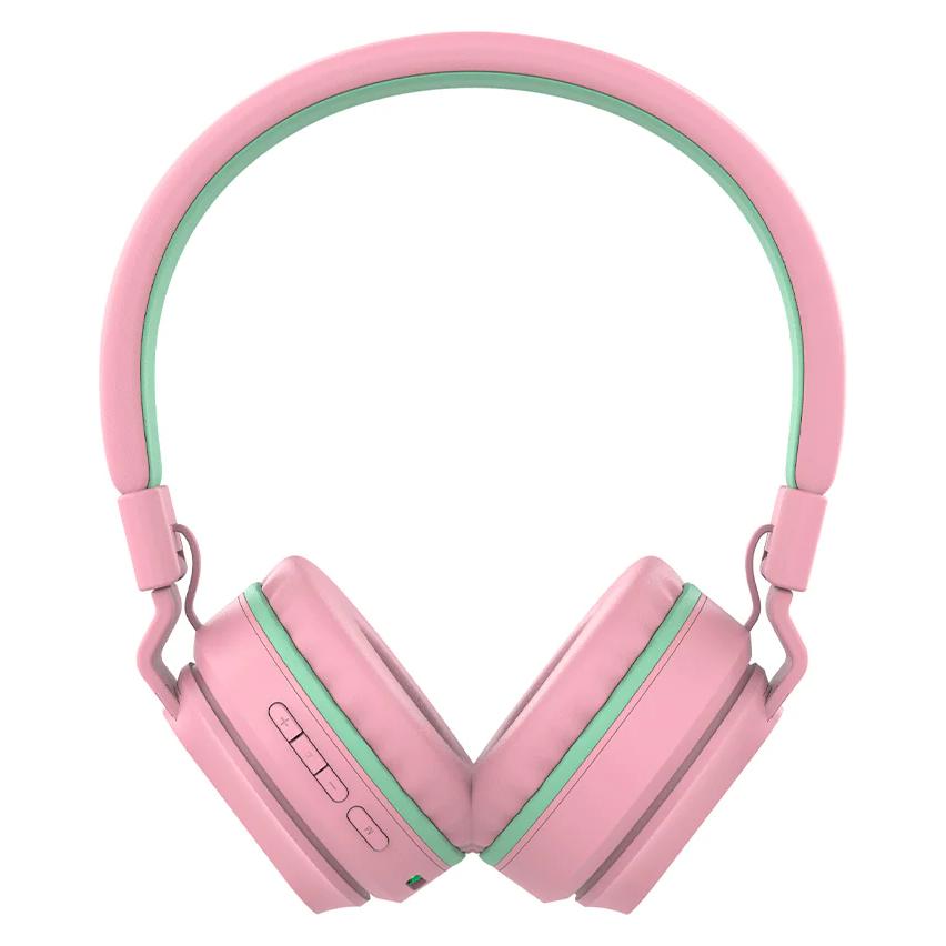 Tellur Buddy Bluetooth Over-Ear Headphones Pink (25 h, Kabellos) (TLL511511)