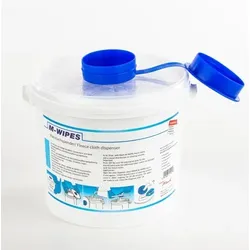 Mank Spendereimer passend für M-Wipes Rolle, 1 Eimer + Deckel, ohne Inhalt, 5,6 Liter