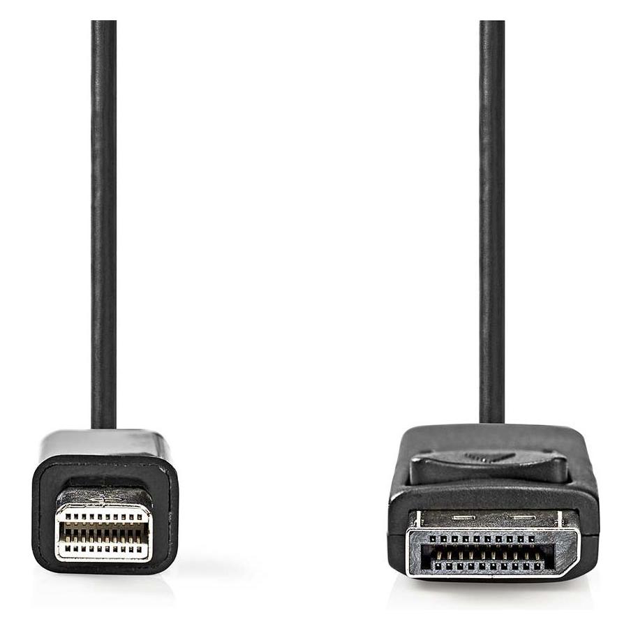 Nedis Mini Displayport-Kabel | DisplayPort 1.2 | Mini DisplayPort Stecker | DisplayPort Stecker | 21 (2 m) (CCGL37400BK20)