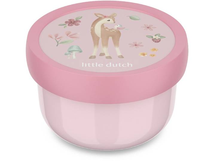 Mepal Fruitbox Campus Little Dutch - 300 ml - Inclusief fruitvorkje - Sluit goed af - Snackdoosje - Fairy Garden