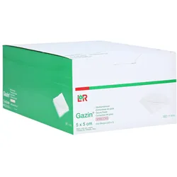 Lohmann Rauscher Gazin Mullkompresse steril, 5x5cm, 8- fach, 17-fädig, 50x5 Stück 50X5 St