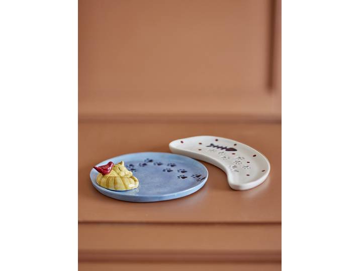 Servierplatte Bitte 2-teilig 12 x 1 x 23cm Multicolor