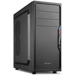 Sharkoon VS4-V - Midi-Tower - PC - Schwarz - ATX - Micro-ATX - Mini-ITX - 16 cm - 38,5 cm (ATX, mATX, Mini-ITX), PC Gehäuse, Schwarz