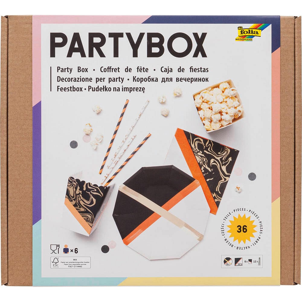 Folia Party-Box Volwassenen 36-delig
