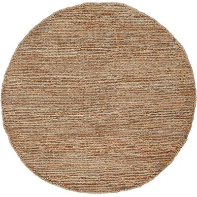 Teppich CARPETFINE "Nala, Juteteppich aus Naturfaser", beige, H:9mm Ø:120cm, Jute, Teppiche, Teppich, aus 100% Jute, viele Größen und Formen, quadratisch, rund, Läufer