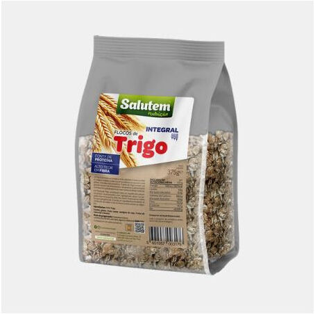 FLOCOS DE TRIGO INTEGRAL SALUTEM 375g