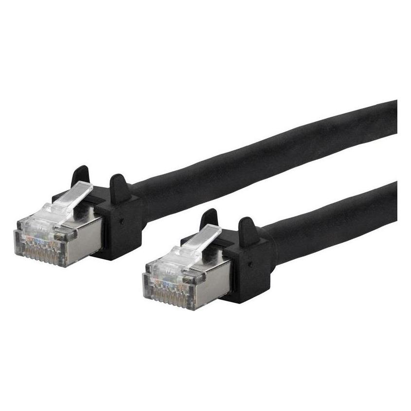 Metz Connect 13084F0500-E Netzwerkkabel Schwarz 0,5 m Cat5e S/UTP (STP) (S/UTP, CAT5e, 0.50 m) (13084F0500-E)