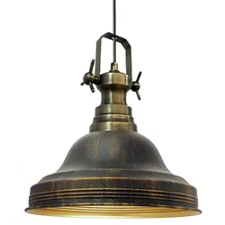 Bamyum Ulmete Industrial Vintage Metall AntikeskupferHängelampe
