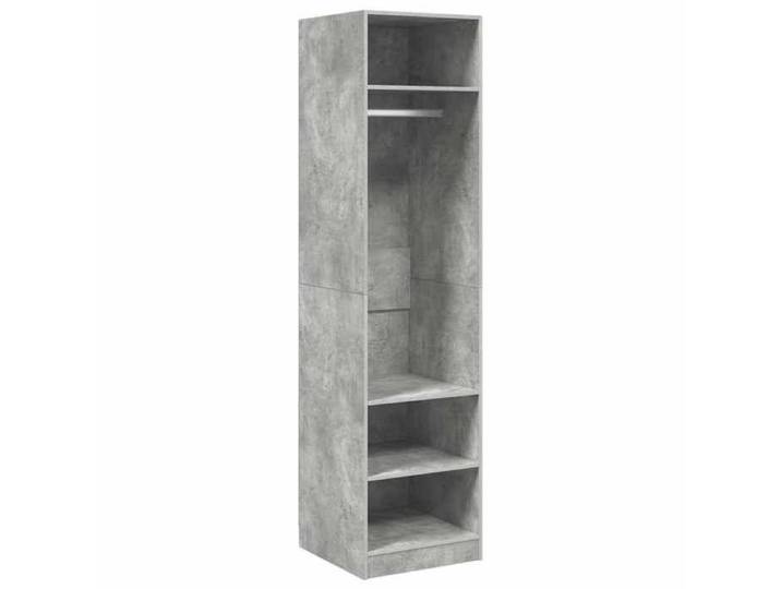 Promotion avril *Gris Garde-robe - PARAJIE - design Élégant - Pour chambre - Gris béton 50x50x200cm Bois d'ingénierie_255784
