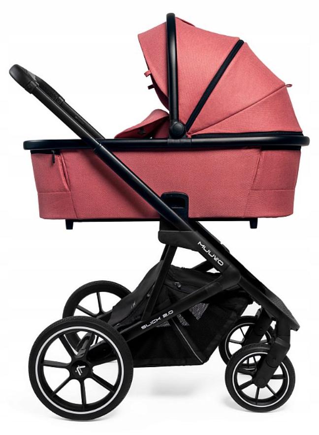 Muuvo Kinderwagen Slick 2.0 Kinderwagenset 2in1 Pure Pink