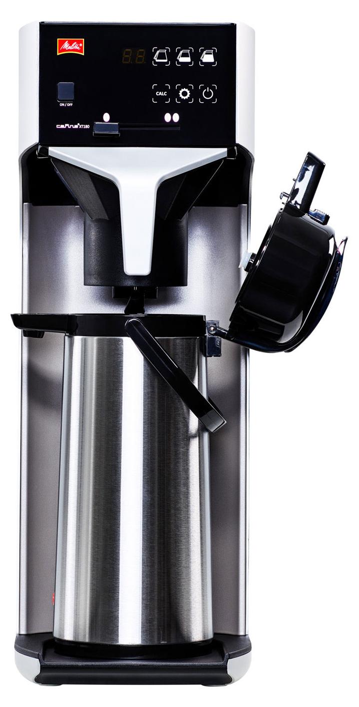 Melitta Cafina XT180 TMC Filter-Kaffeemaschine mit Wassertank inkl. Kanne 2,2l mit Edelstahlkolben