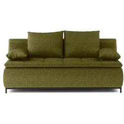 Schlafsofa Sugar Stoff Grün Olive
