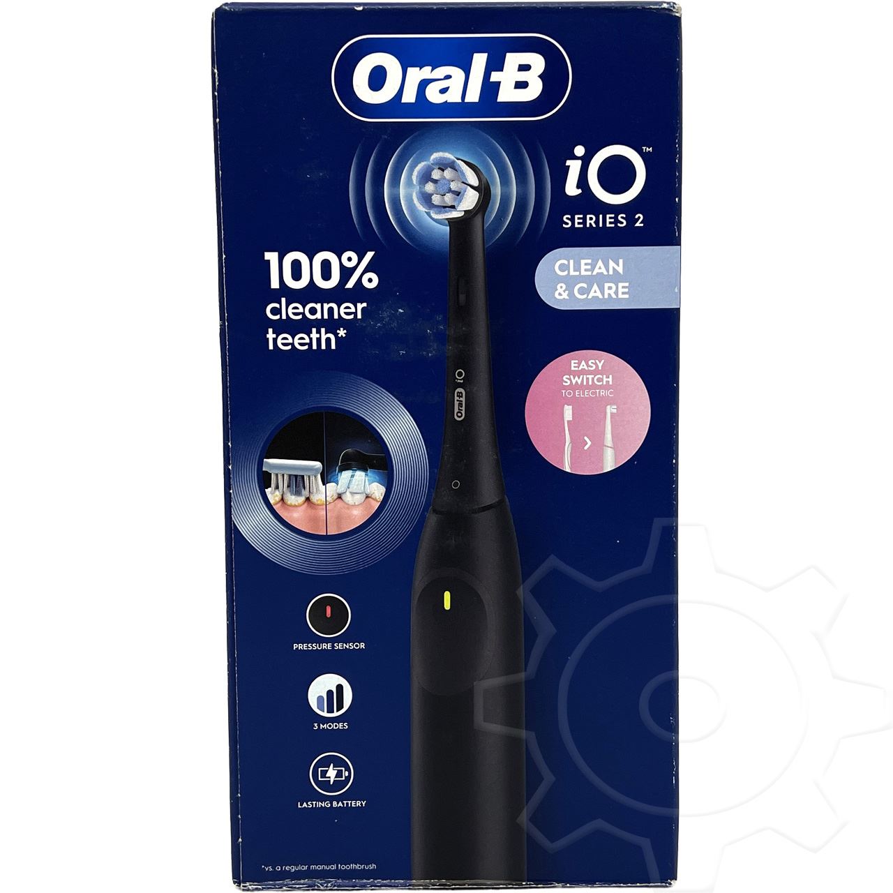 Oral-B iO2 Serie 2 Night Black, Elektrische Zahnbürste (schwarz)