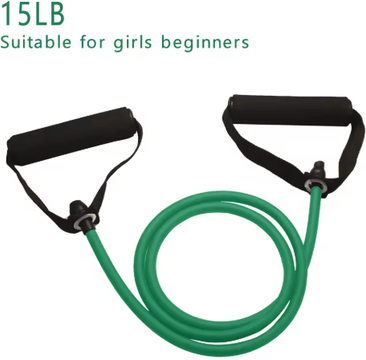 Inspire Picks Adjustable Resistance Bands With Handles Home Strength Training Workout Set 15lb