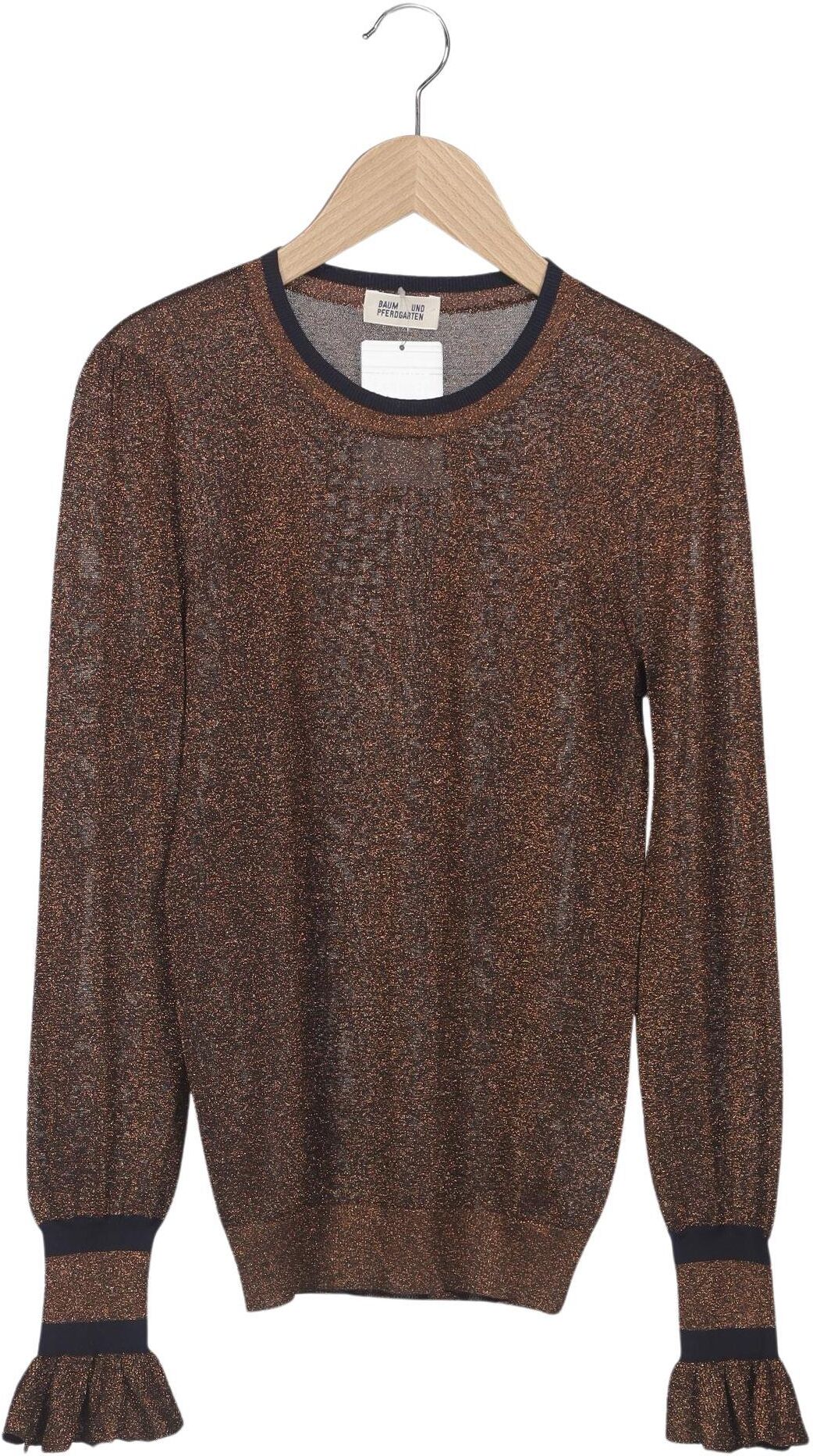 Baum UND Pferdgarten Damen Pullover, Braun, Gr. XS, Synthetik / Baumwolle - Second Hand