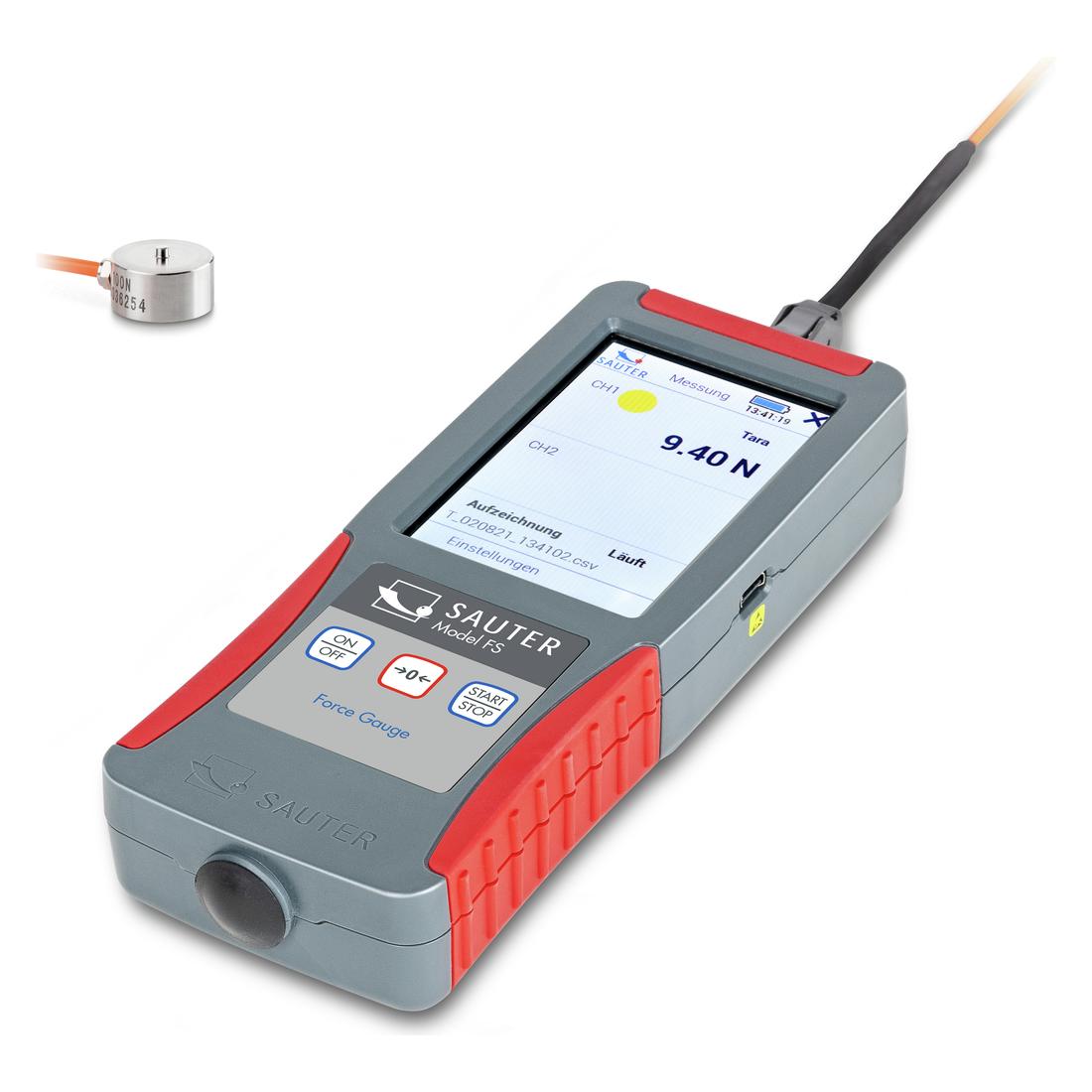 Kern Digitales Kraftmessgerät (externe Messzelle)Max 500 N d=0,1 N (Kraftmessgerät) (FS 2-500OY1)