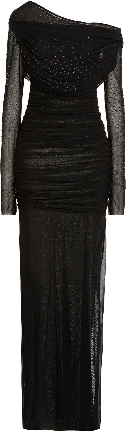 Amen. Vestido largo Mujer Negro 36,38,40 Mujer