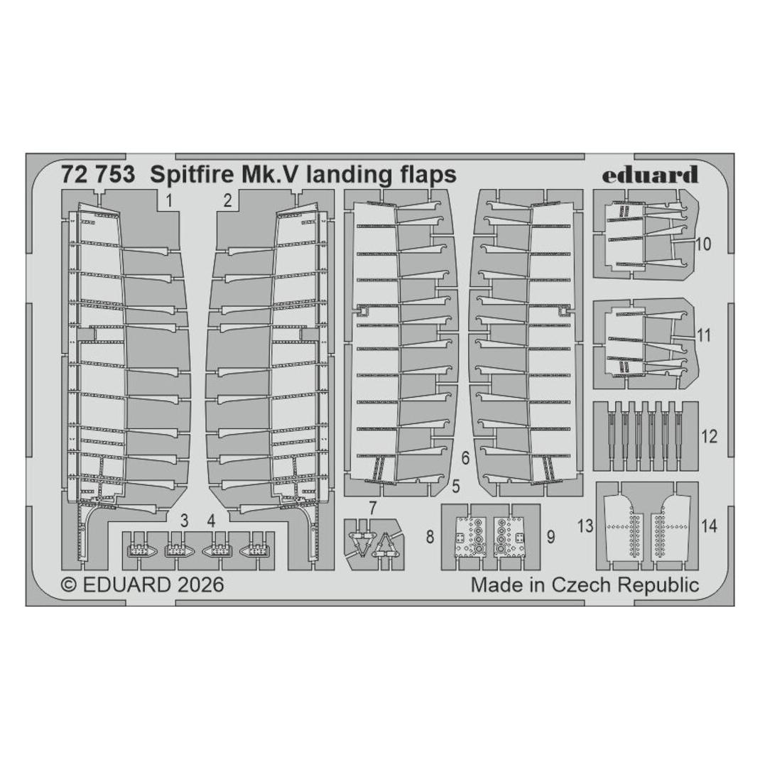 Eduard Spitfire Mk.V landing flaps for (72753)