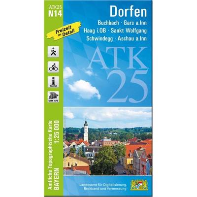 ATK25-N14 Dorfen (Amtliche Topographische Karte 1:25000), Sonstige von , Landesamt für Digitalisierung, Breitband und Vermessung, Bayern,