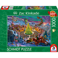 Zac Kinkade: Santas Nordpol, Puzzle 1000 Teile