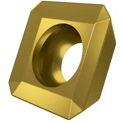Pramet, Zubehör Maschine, Frswendeschneidplatte ISO SEET 1204AFSN:M8330 D.5,5mm PVD beschichtet Gold - VPE: 10