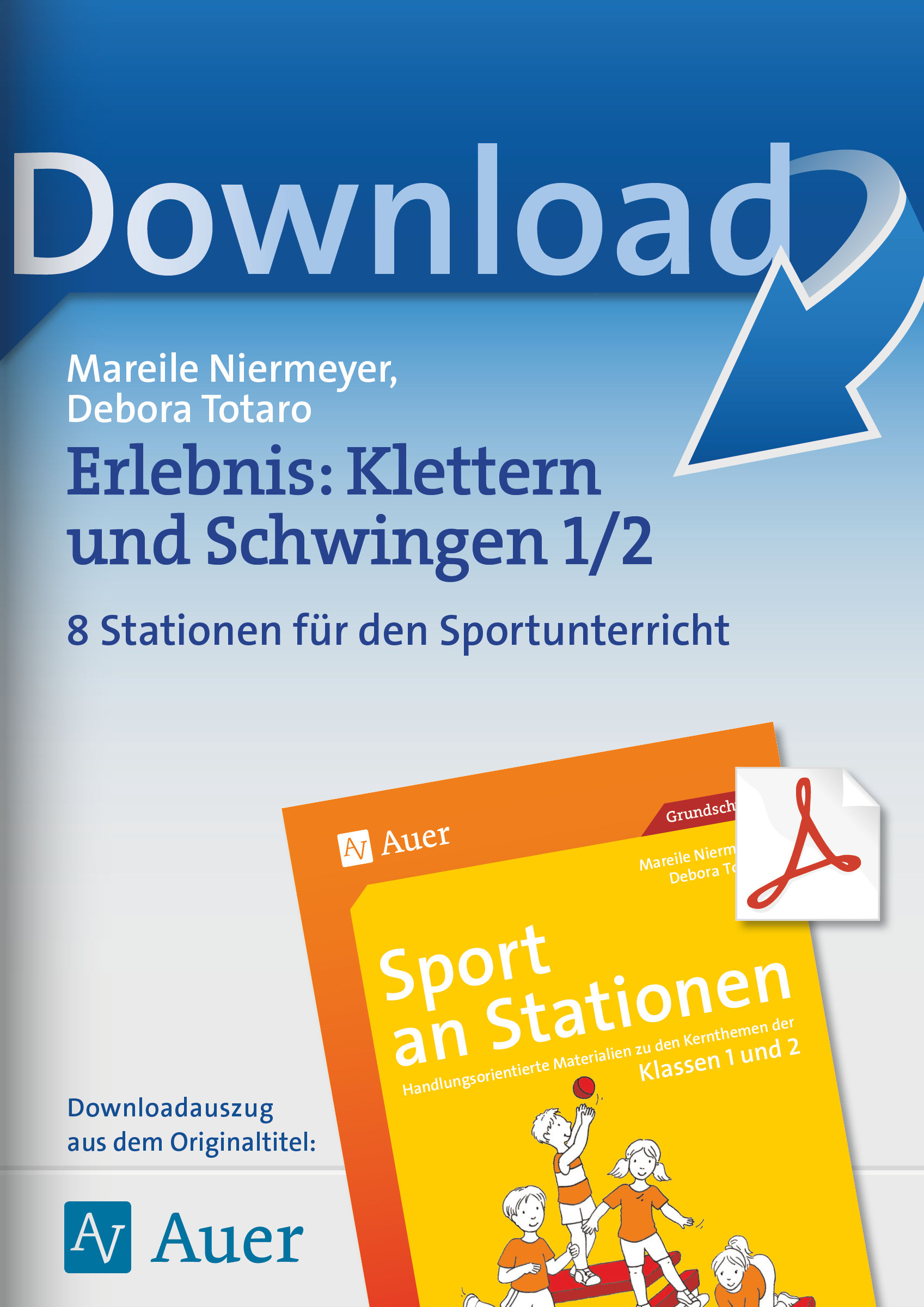 Auer Verlag Erlebnis: Klettern und Schwingen 1/2