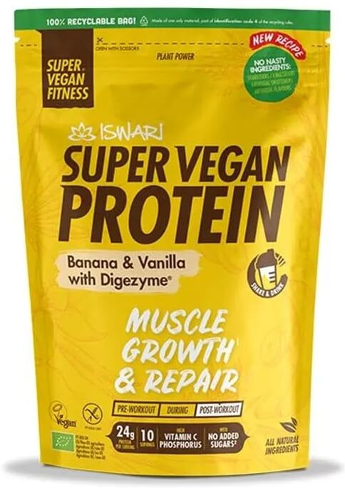 Iswari Super Vega Protein Banana Baunilha 400g