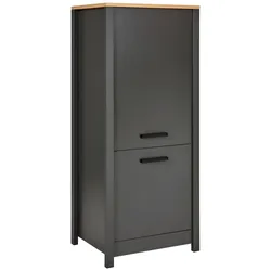 Geräteumbauschrank Venet, Anthrazit/Artisan Eiche