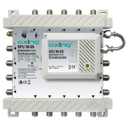 Axing SPU58-09 Multischalter, 5 Ein-/Ausgänge, 8 Teilnehmer, 5-2200 MHz, Innen SPU05809 SPU 58-09