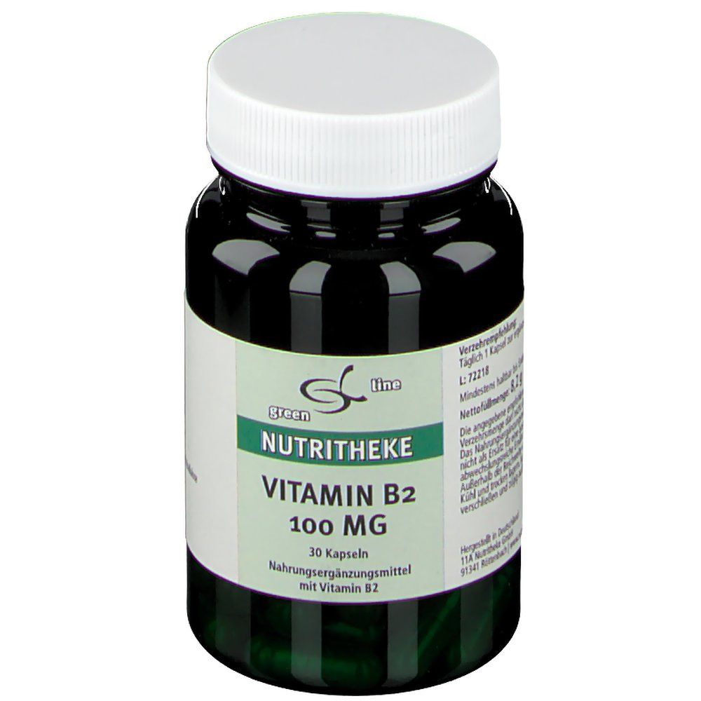 Vitamin B2 100 mg Kapseln 30 St