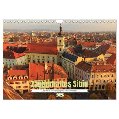 Zauberhaftes Sibiu - Die Perle Siebenbürgens in Rumänien (Wandkalender 2026 DIN A4 quer), CALVENDO Monatskalender