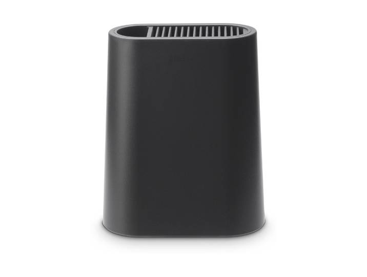 Messerblock BRABANTIA Profile Dunkelgrau , grau (dunkelgrau), B:19cm H:23cm, Messerblöcke, Messerblock, Nach Gebrauch zu 99% recycelbar