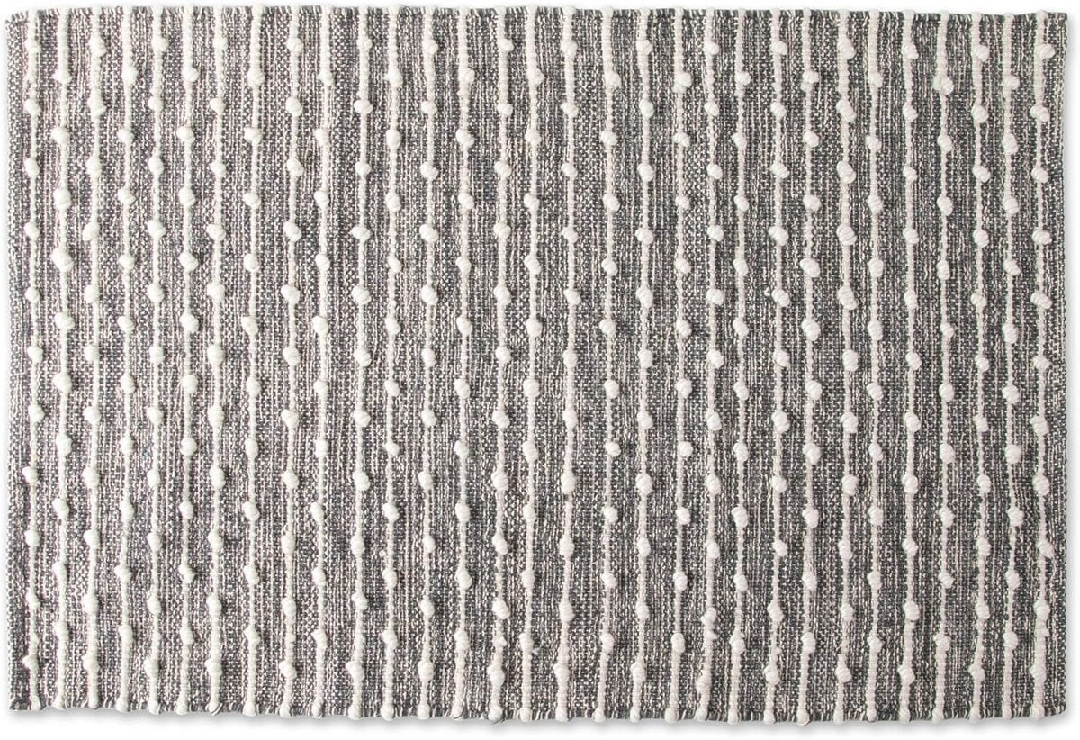 Gerecycled katoenen vloerkleed runner voor gang of keuken, rechthoekig
