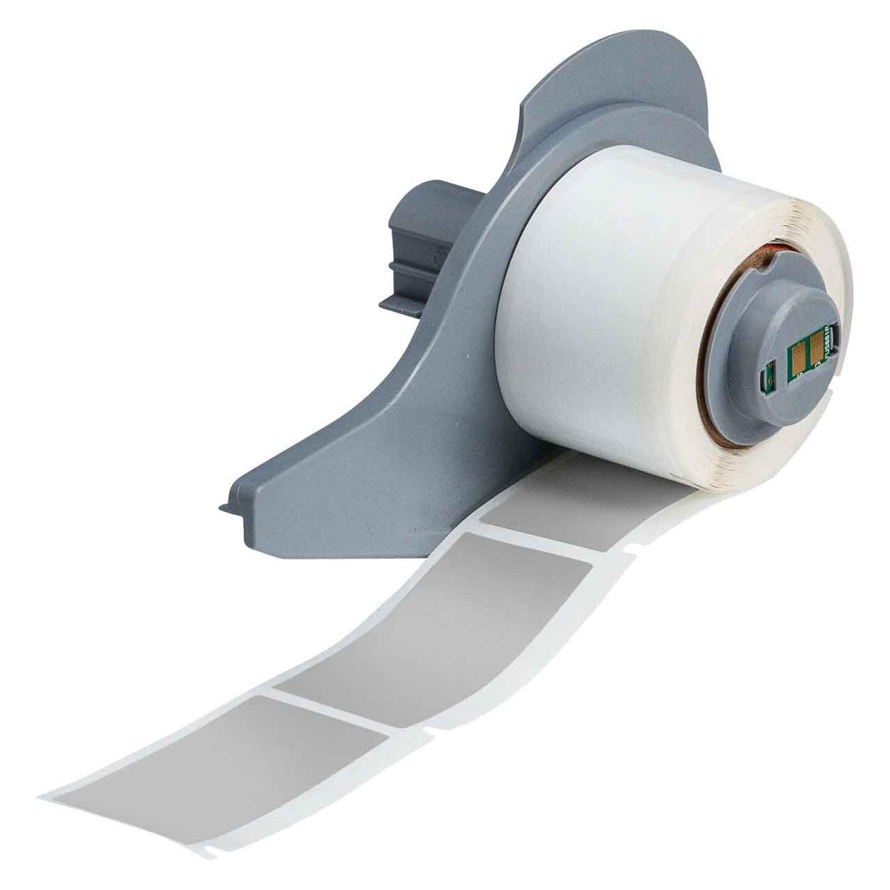Brady M7-20-362, matt silbernes Vinyl, metallisiert, fälschungssicher, 50,8 x 25,4 mm (100 E.) (33.32 mm) (M7-20-362)