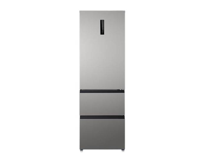 Wolkenstein Kühl- Gefrierkombination WFD400ENFDDIX Inox Design 401 Liter Nutzinhalt